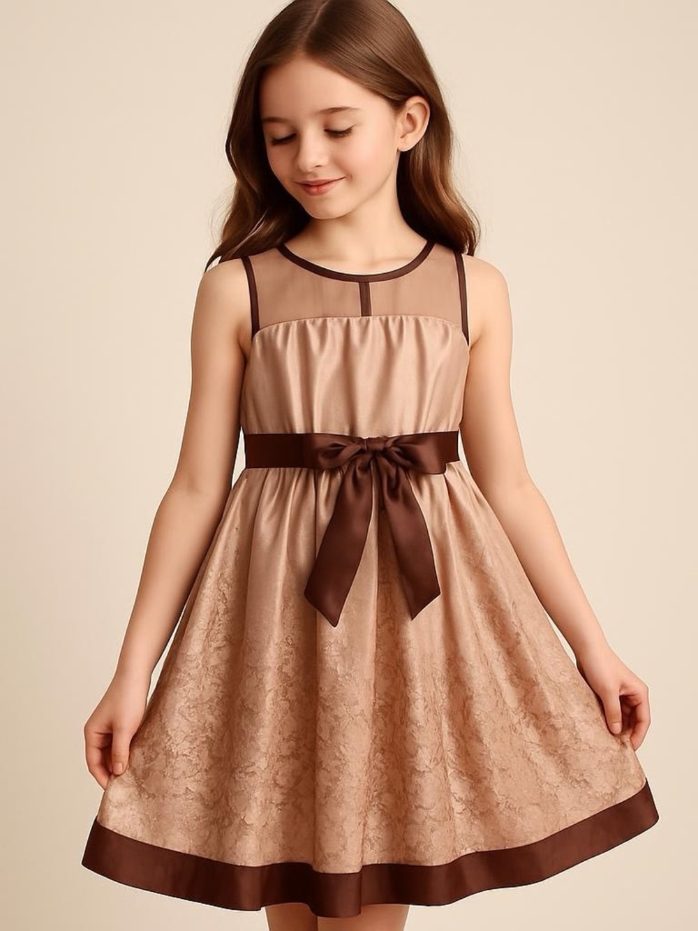My Michelle Brown Formal Dress Size 12